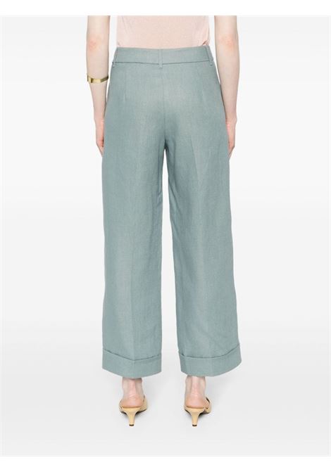 Blue Salix high-waist palazzo trousers - women 'S MAXMARA | 2419131103600005